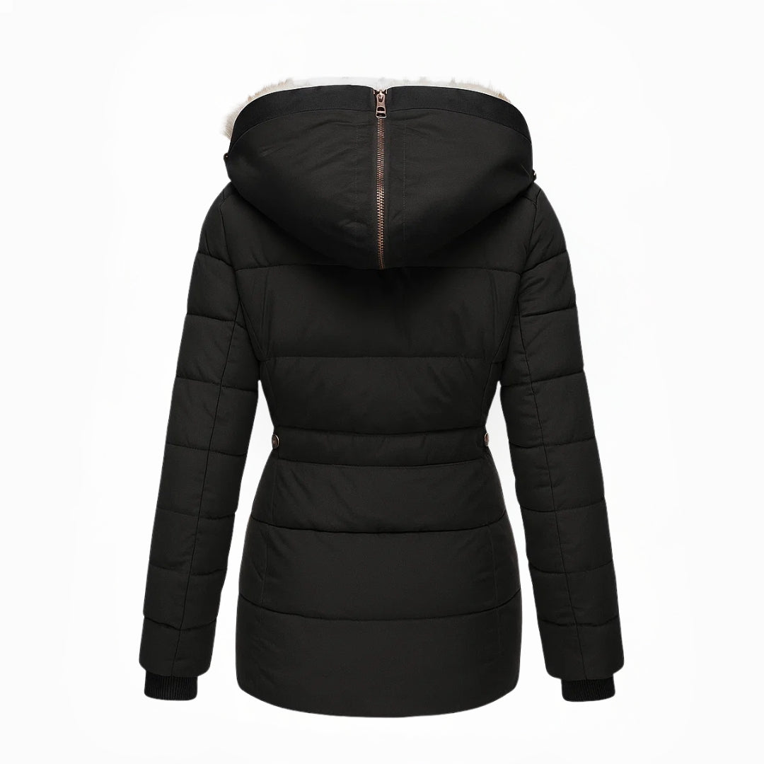 Women’s Hooded Insulated Quilted Winter Coat