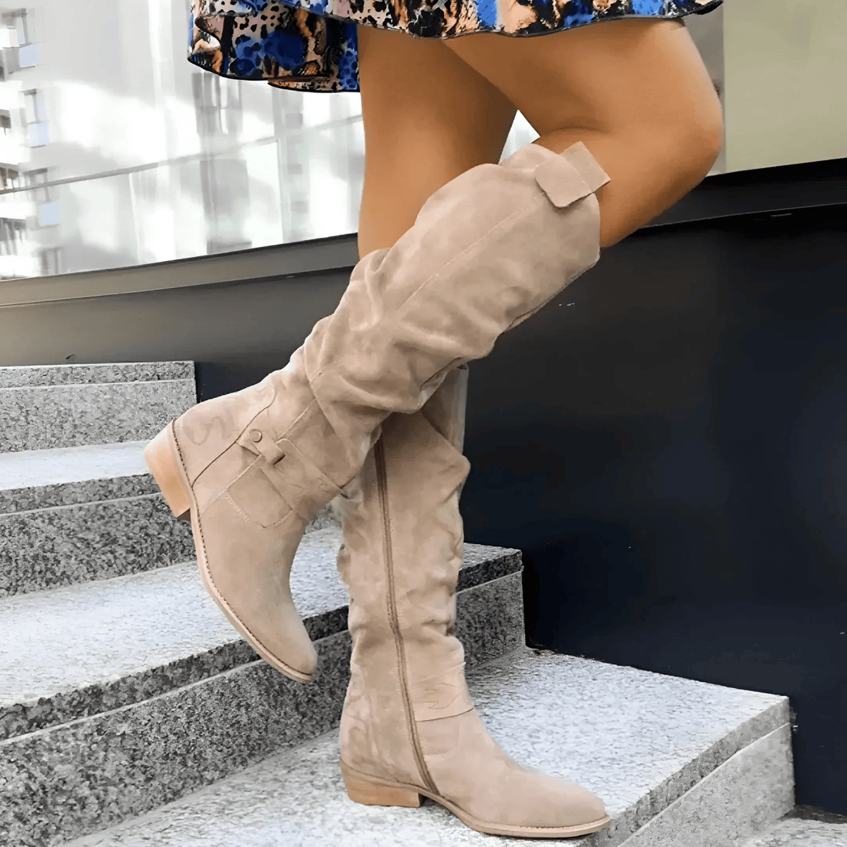Madeleine Knee-High Suede Boots