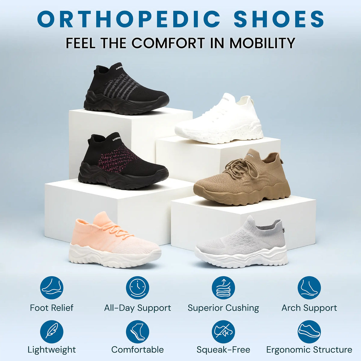 Kaiya Orthopedic Sneakers