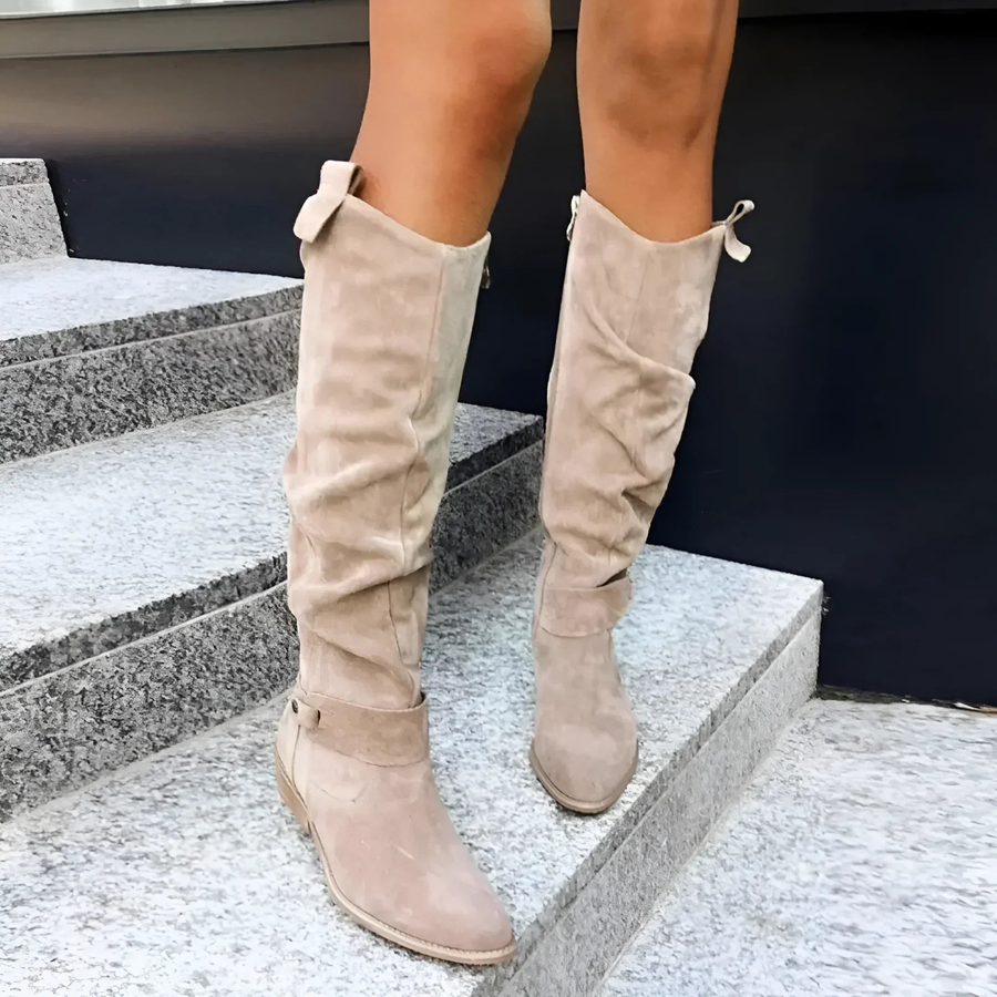 Madeleine Knee-High Suede Boots