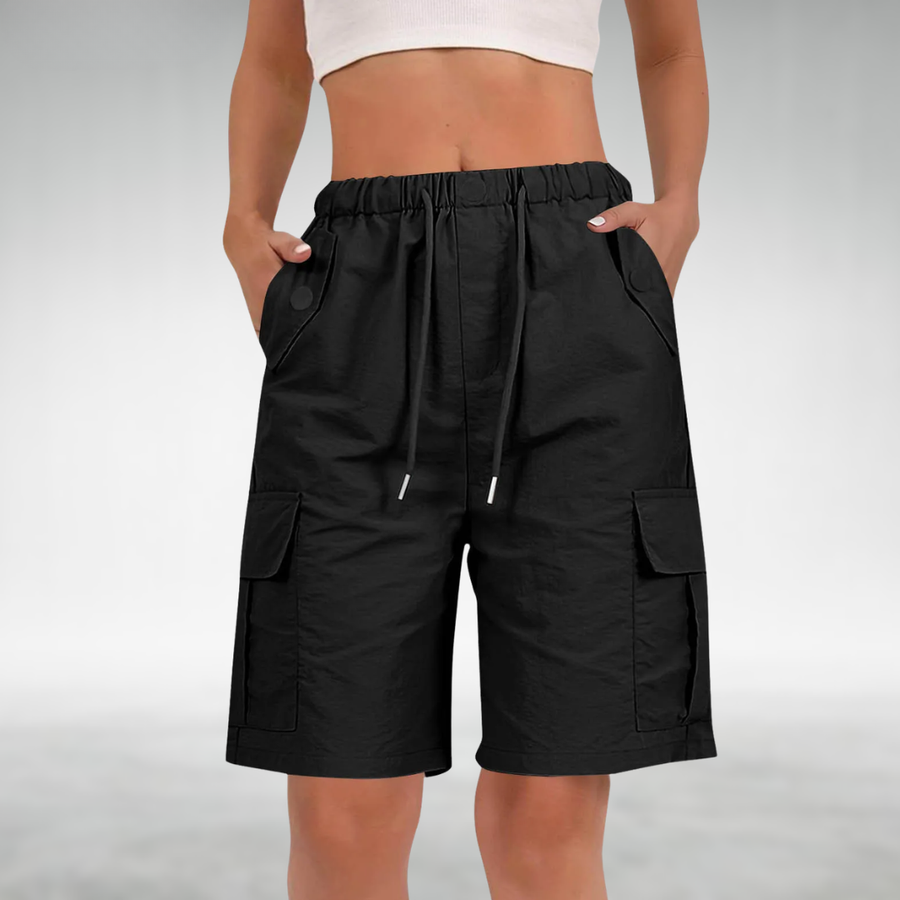 Leanna Comfort Stretch Cargo Shorts
