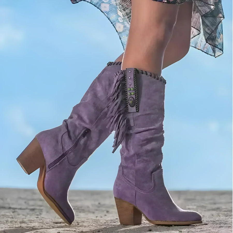 Yasmin Orthopedic Leather Boots