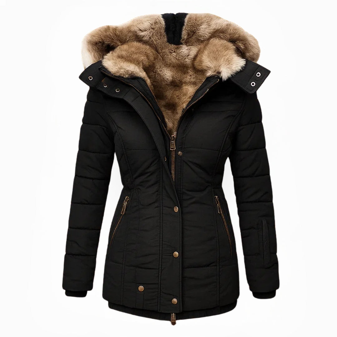 Women’s Hooded Insulated Quilted Winter Coat