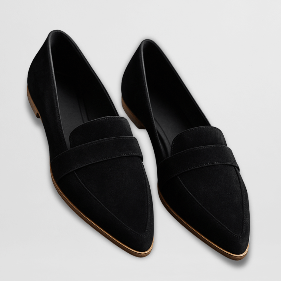 Fia™ Elegant Suede Pointed-Toe Loafers