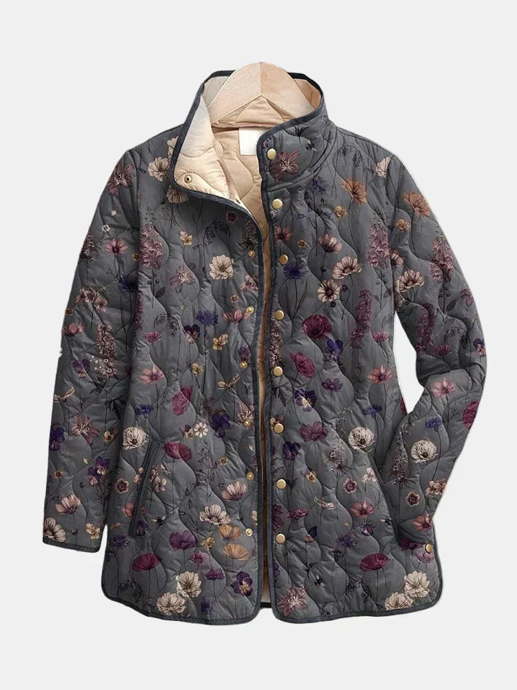 Women’s Vintage Floral Quilted Jacket