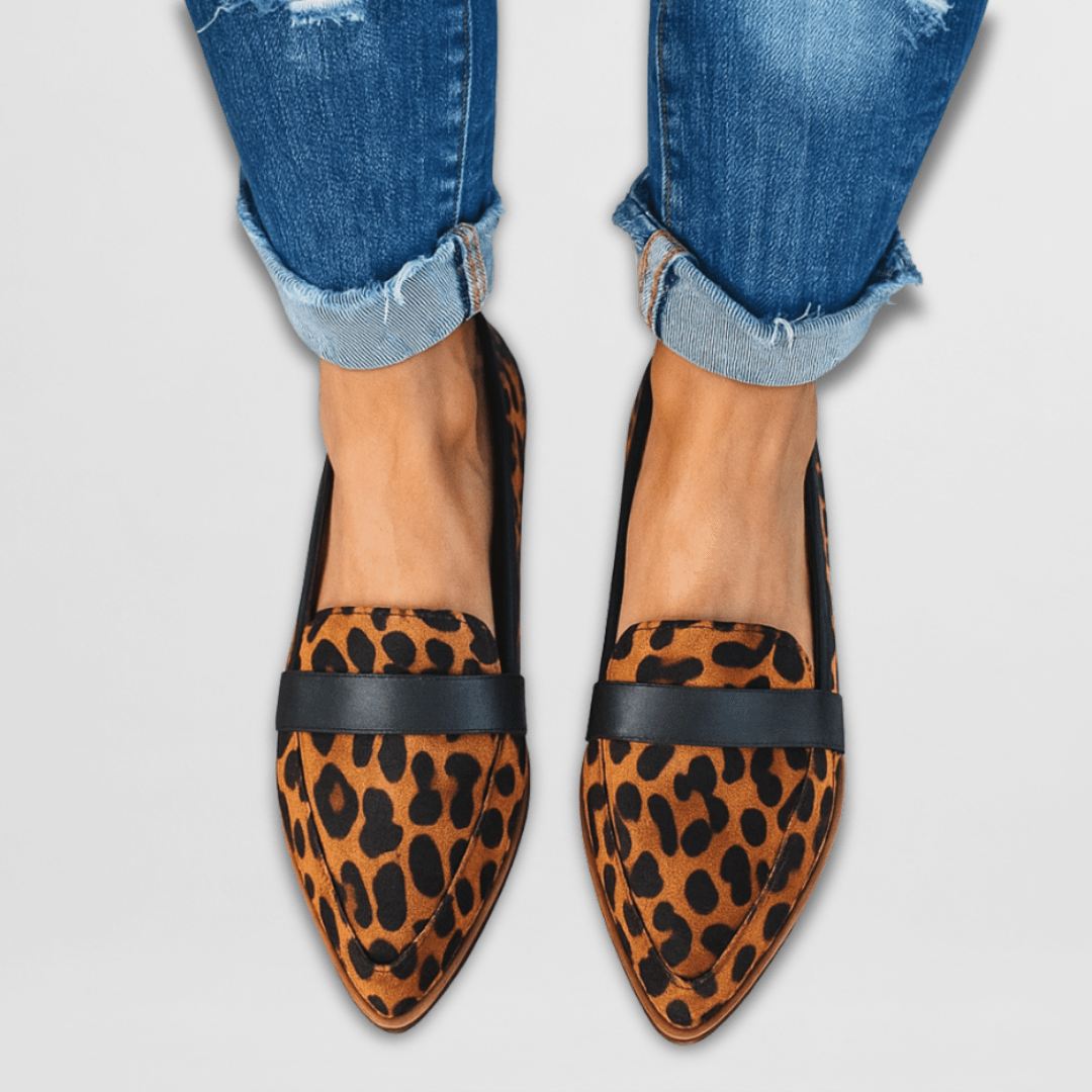 Fia™ Elegant Suede Pointed-Toe Loafers