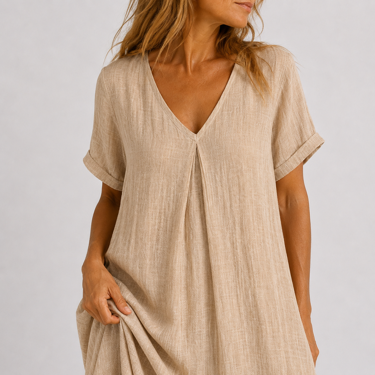 Giuliana Elegant Flowing Maxi Dress