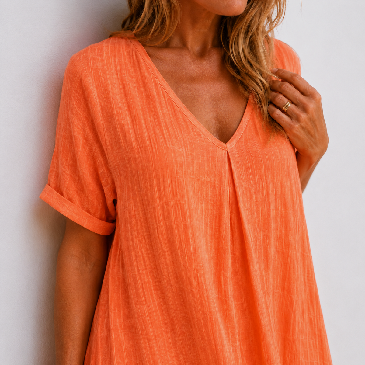 Giuliana Elegant Flowing Maxi Dress