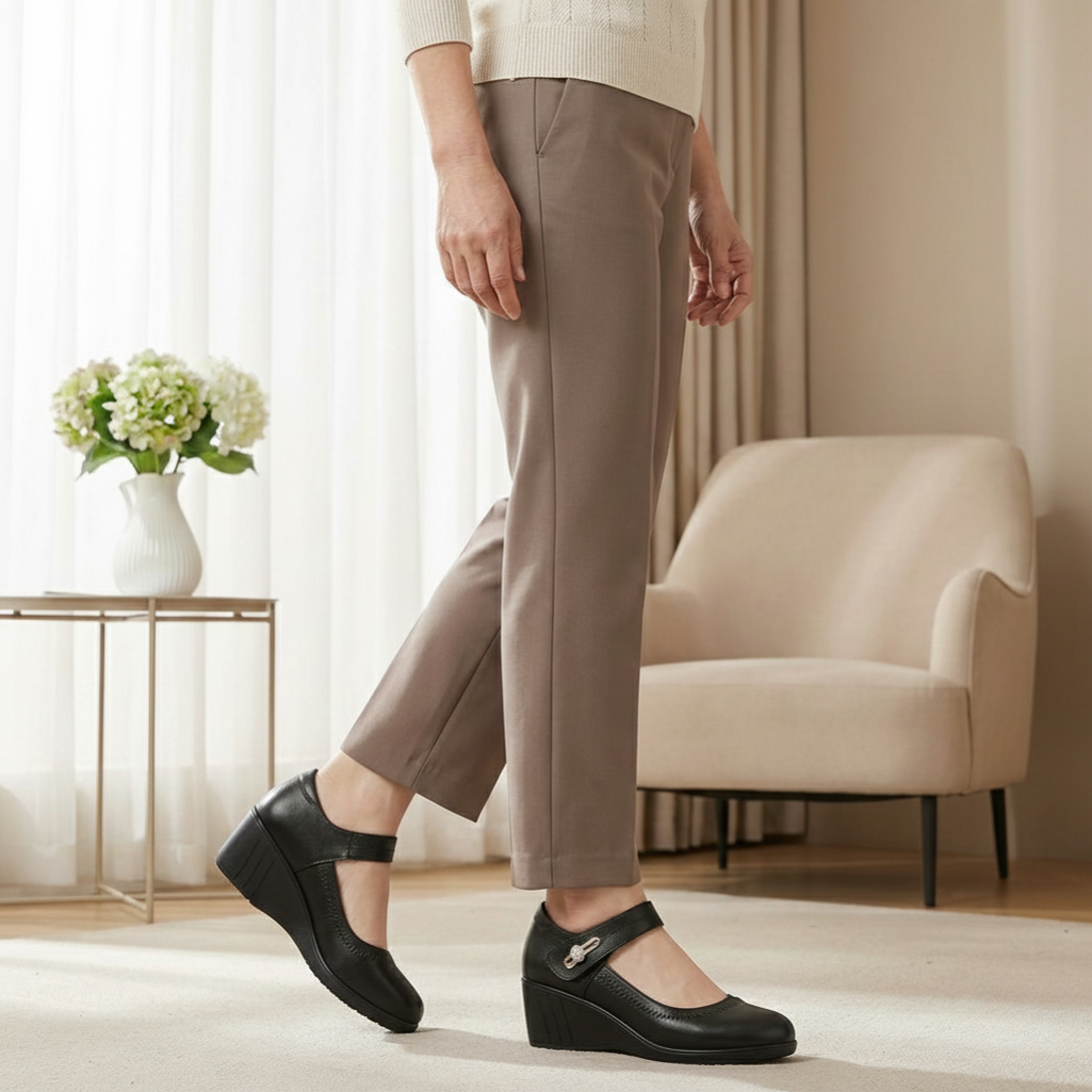 Mirella Elegant Mid-Heel Comfort Shoes