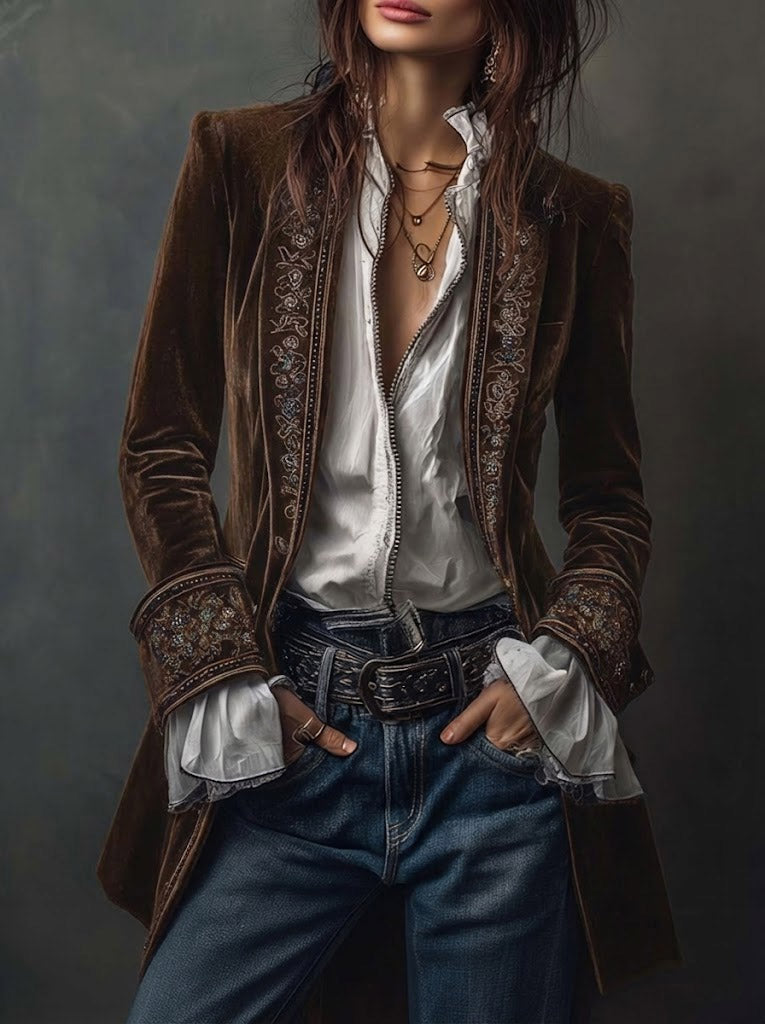 Women’s Long Vintage Jacket