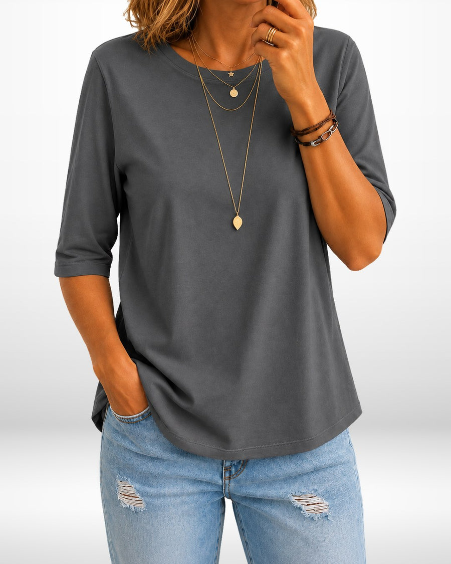 Harper | Relaxed Everyday Half-Sleeve Tee