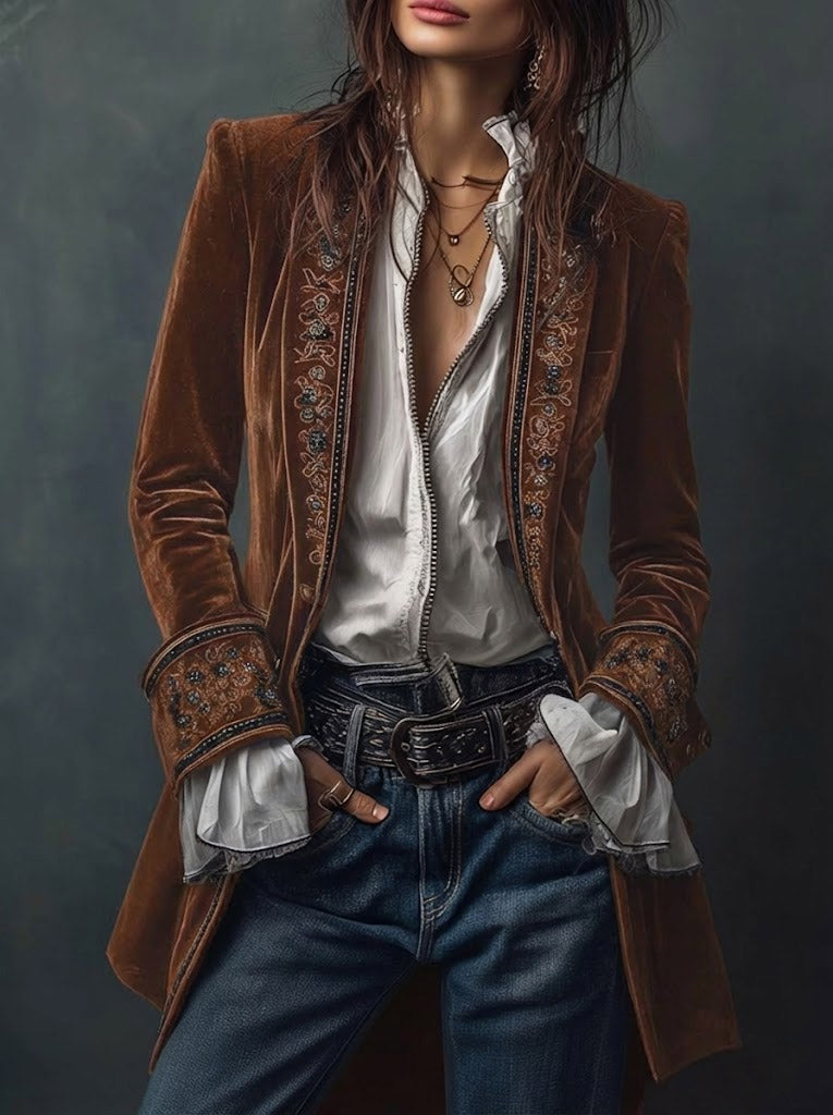 Women’s Long Vintage Jacket